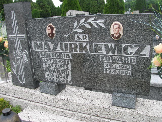 Edward Mazurkiewicz 1913 Oświęcim - Grobonet - Wyszukiwarka osób pochowanych