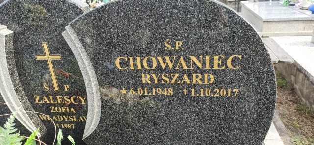 Ryszard Chowaniec 1948 Oświęcim - Grobonet - Wyszukiwarka osób pochowanych