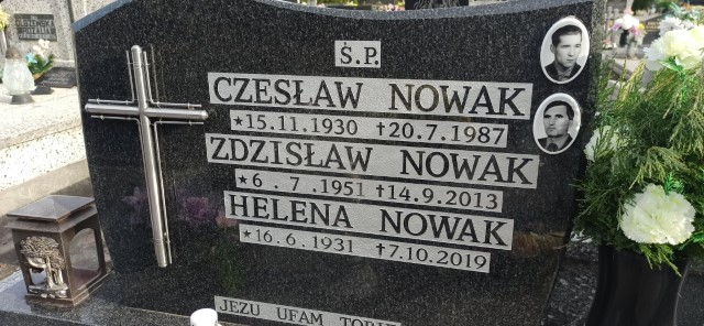 Marian Nowak 1953 Oświęcim - Grobonet - Wyszukiwarka osób pochowanych