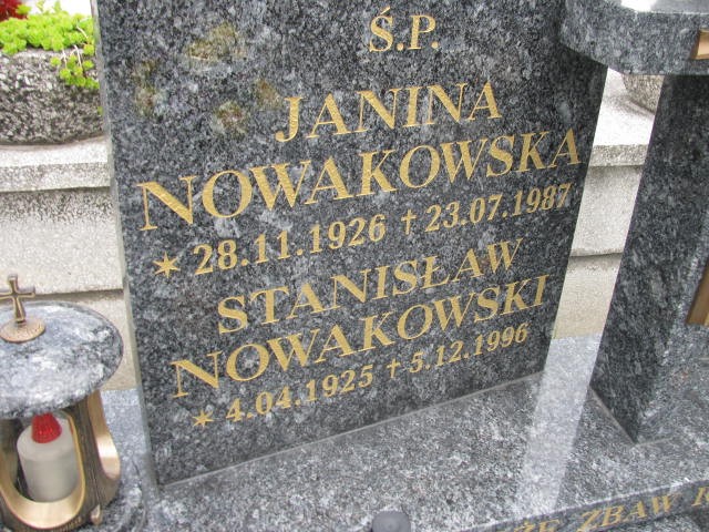  Nowakowski 1925 Oświęcim - Grobonet - Wyszukiwarka osób pochowanych