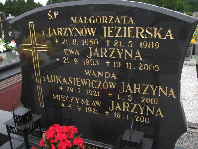 Jacek Jarzyna 1953 Oświęcim - Grobonet - Wyszukiwarka osób pochowanych