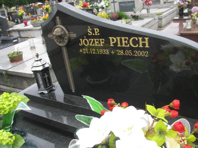 Józef Piech 1933 Oświęcim - Grobonet - Wyszukiwarka osób pochowanych