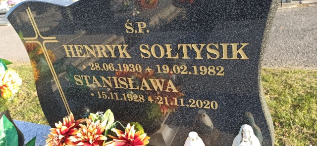 Stanisława Sołtysik 1928 Oświęcim - Grobonet - Wyszukiwarka osób pochowanych