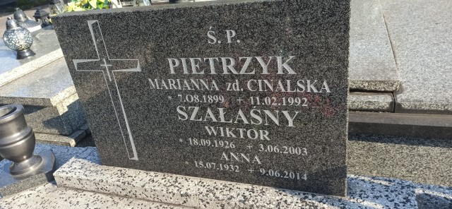 Anna Szałaśna 1932 Oświęcim - Grobonet - Wyszukiwarka osób pochowanych