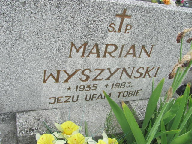 Marian Wyszyński 1935 Oświęcim - Grobonet - Wyszukiwarka osób pochowanych