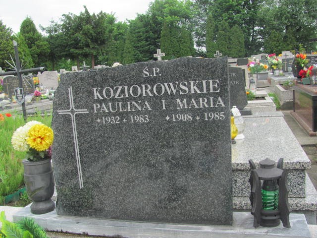 Maria Koziorowska 1908 Oświęcim - Grobonet - Wyszukiwarka osób pochowanych