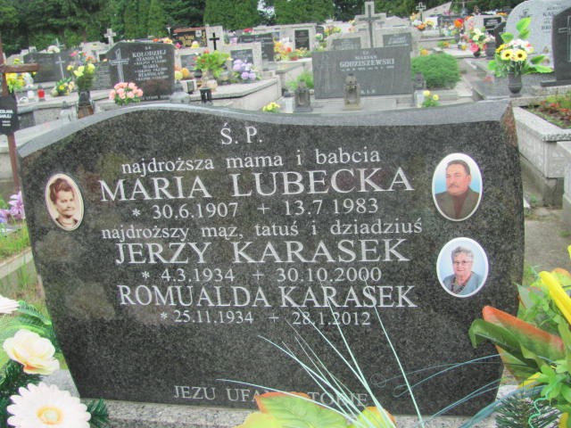 Marianna Lubecka 1907 Oświęcim - Grobonet - Wyszukiwarka osób pochowanych
