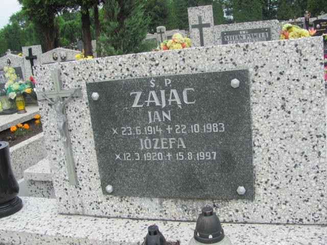 Józefa Zając 1920 Oświęcim - Grobonet - Wyszukiwarka osób pochowanych