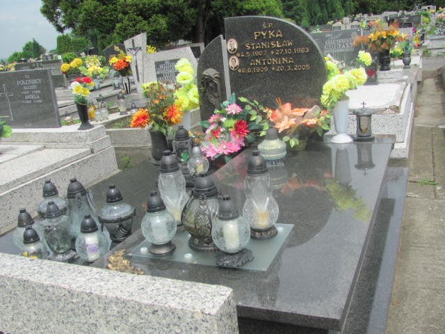 Grób Antonia Pyka