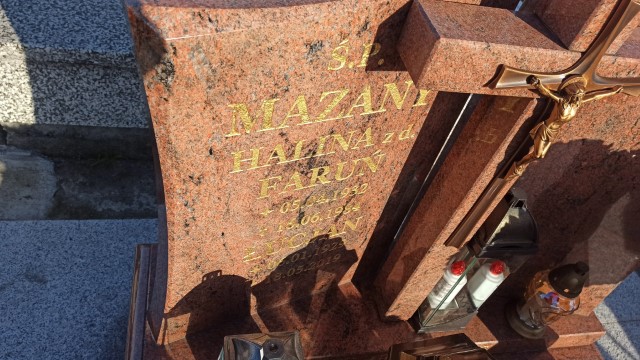 Halina Mazany 1932 Oświęcim - Grobonet - Wyszukiwarka osób pochowanych