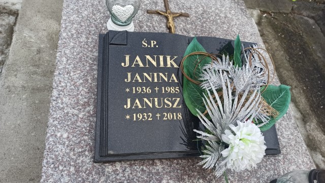 Janina Janik 1936 Oświęcim - Grobonet - Wyszukiwarka osób pochowanych