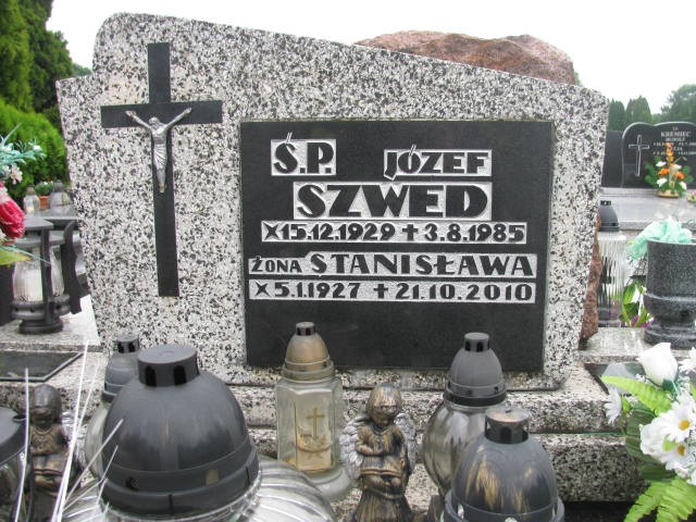 Józef Szwed 1929 Oświęcim - Grobonet - Wyszukiwarka osób pochowanych