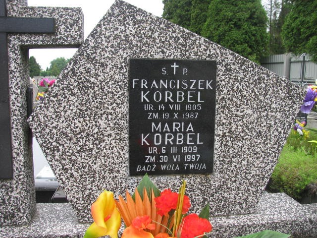 Maria Korbel 1909 Oświęcim - Grobonet - Wyszukiwarka osób pochowanych