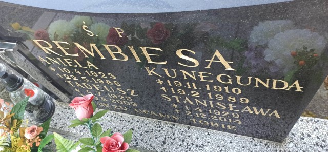 Stanisława Rembiesa 1929 Oświęcim - Grobonet - Wyszukiwarka osób pochowanych