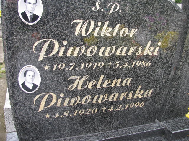 Helena Piwowarska 1920 Oświęcim - Grobonet - Wyszukiwarka osób pochowanych