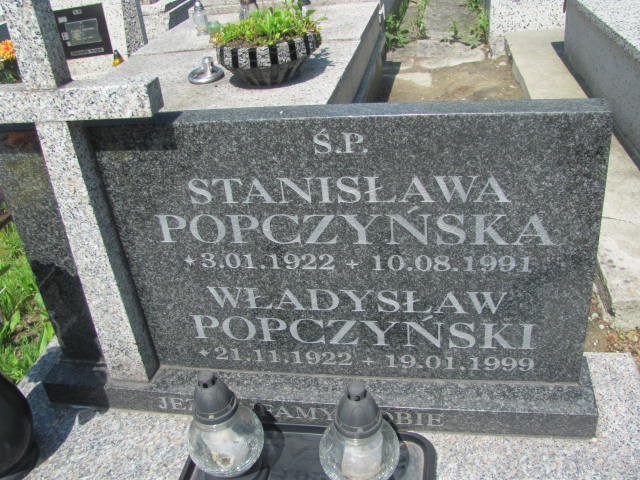 Władysław Popczyński 1922 Oświęcim - Grobonet - Wyszukiwarka osób pochowanych